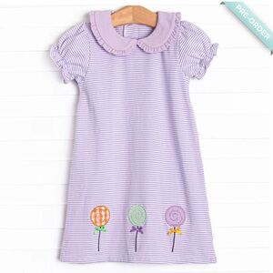 Sucker For You Applique Dress, Purple